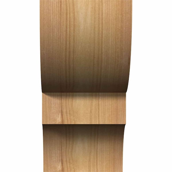 Ridgewood Rough Sawn Corbel, Western Red Cedar, 4W X 8D X 8H